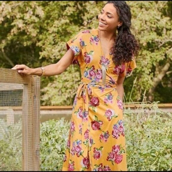 Matilda Jane Alana Maxi Floral Tie Wrap Dress - Picture 5 of 5